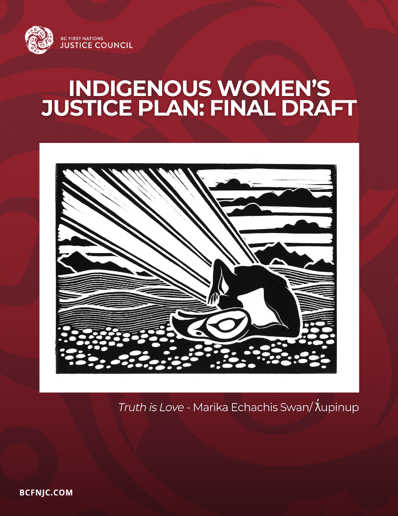 Indigenous Women's Justice Plan - Final Draft Cover Image.